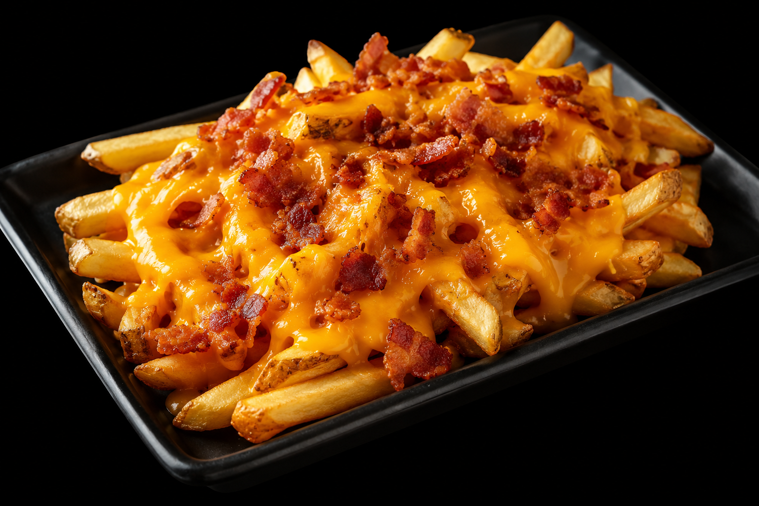 Patatine con Cheddar e Bacon